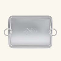 christofle vertigo ramadan serving tray rectangular large silver plated