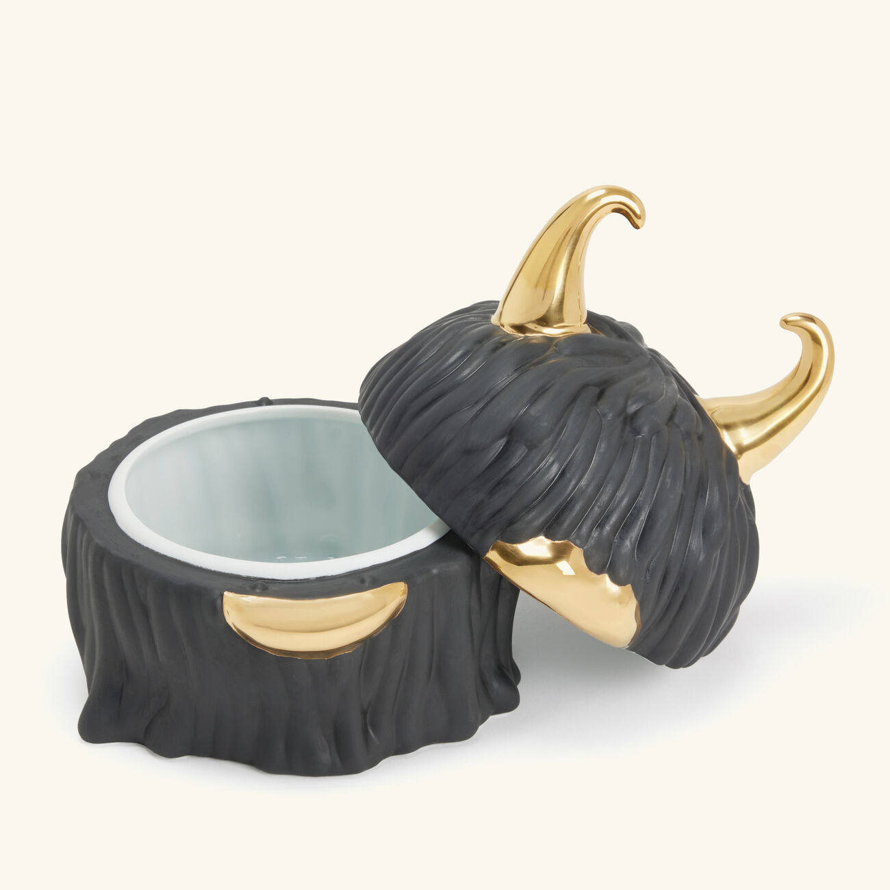 Haas Lynda Box & Plate Black Set Of 4 l objet haas lynda box plate black set of 4