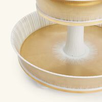 bernardaud sol cake stand gold