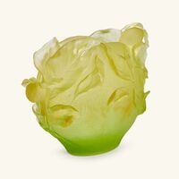 Citrus Vase Large Yellow Limited Edition daum citrus vase large yellow limited edition