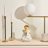 lladro lord ganesha eternal light scuplture small white