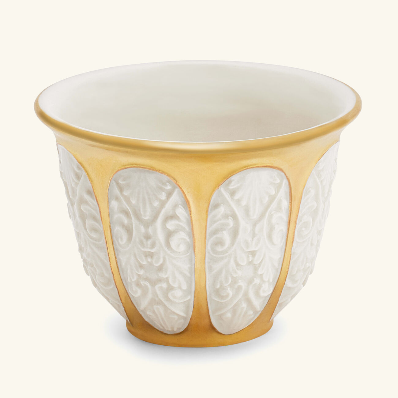 villari amour arabic coffee cup gold