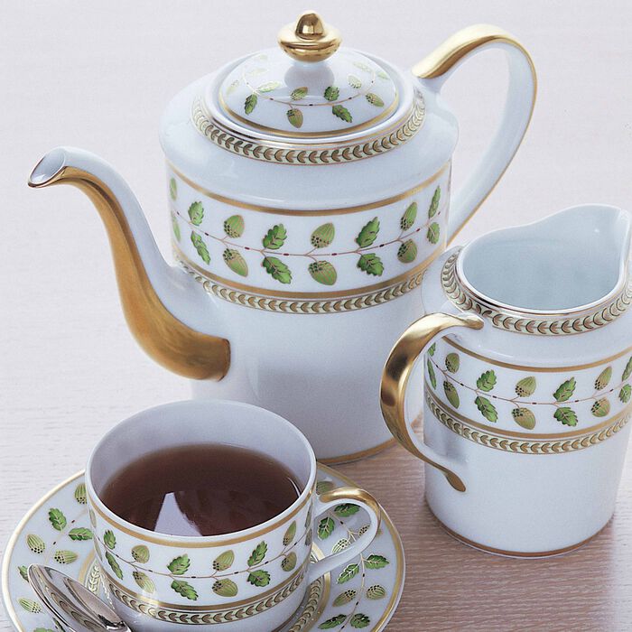Constance Coffee Pot Green bernardaud constance coffee pot green