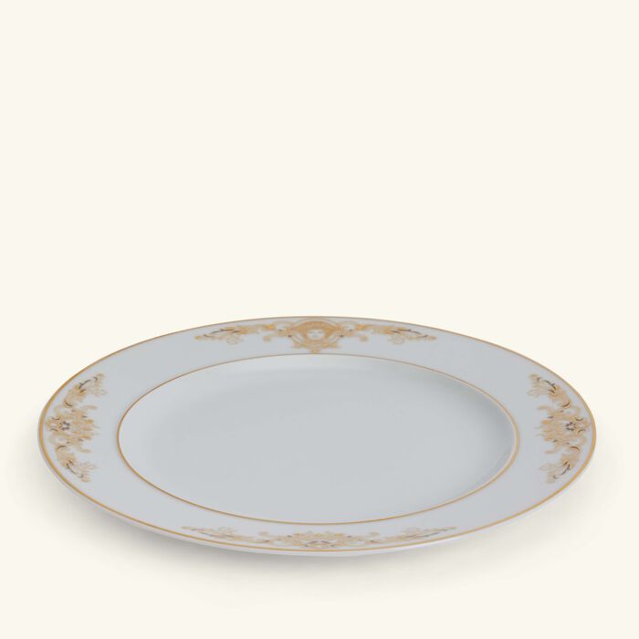 versace medusa gala dessert plate round white 22cm