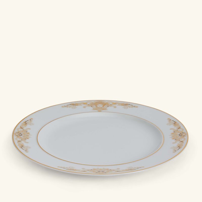versace medusa gala dessert plate round white 22cm