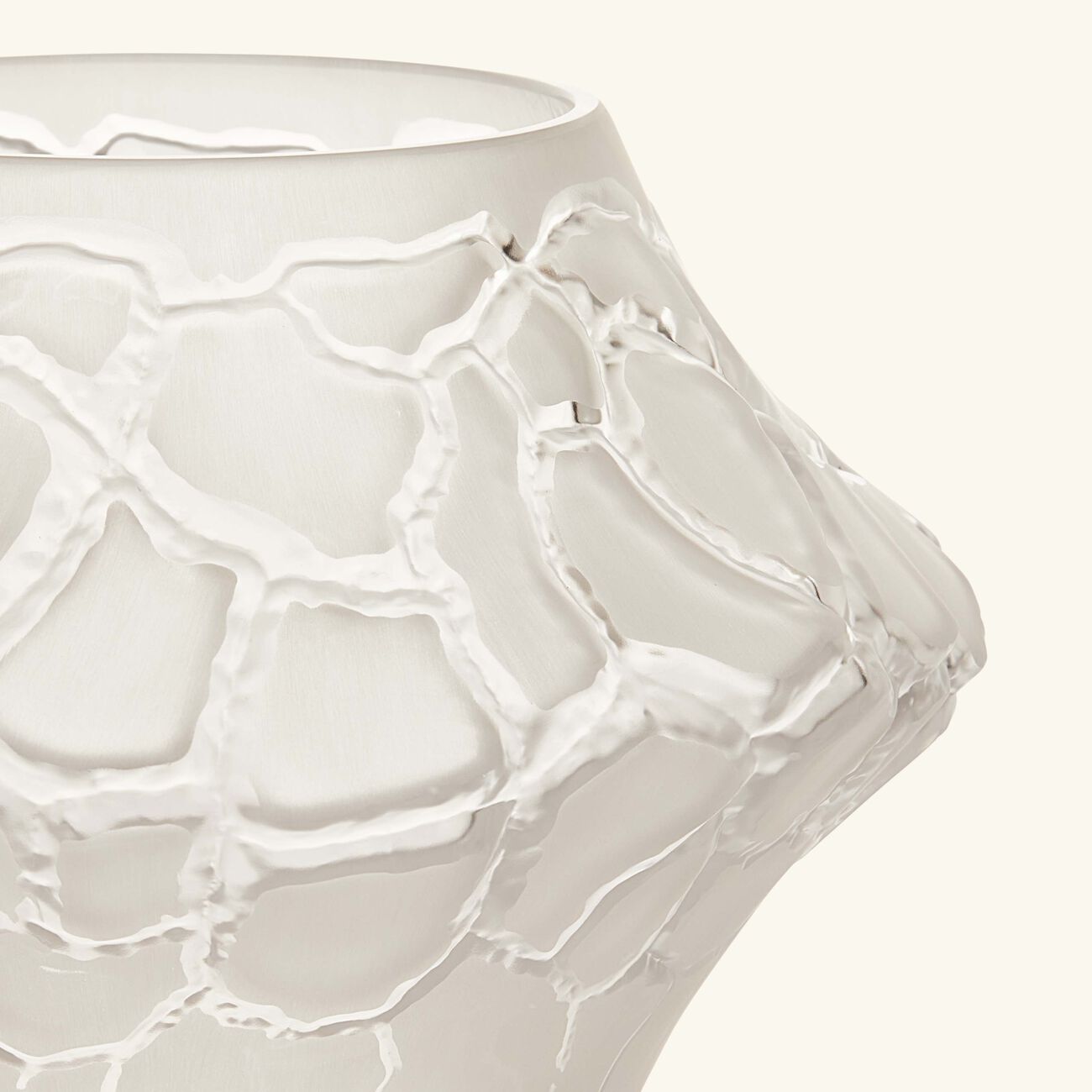 لاليك مزهرية تيرامينيرال كالديرا فوتيف الدائرية الصغيرة الشفافة