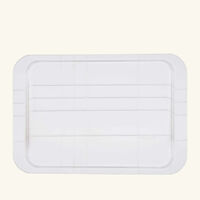 christofle graphik serving tray rectangular small silver plated