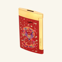 Slim 7 Year Of The Dragon Lighter Red st dupont slim 7 year of the dragon lighter red