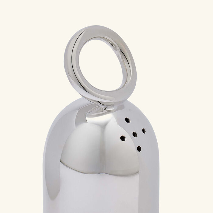 christofle vertigo salt   pepper shakers silver plated