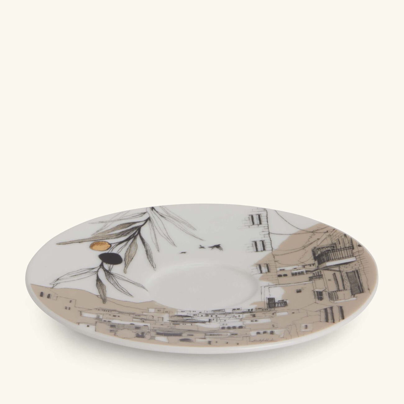 Naseem Tea Cup & Saucer Clear Set Of 2 silsal naseem tea cup saucer clear set of 2