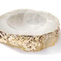 Casca Crystal And 24K Gold Bowls, small