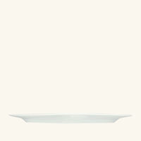 bernardaud ecume serving platter oval white 30cm