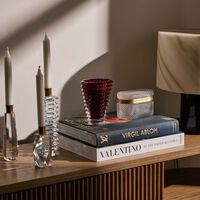 Eye Vase Round Small Red baccarat eye vase round small red