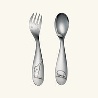 christofle savane baby spoon silver plated