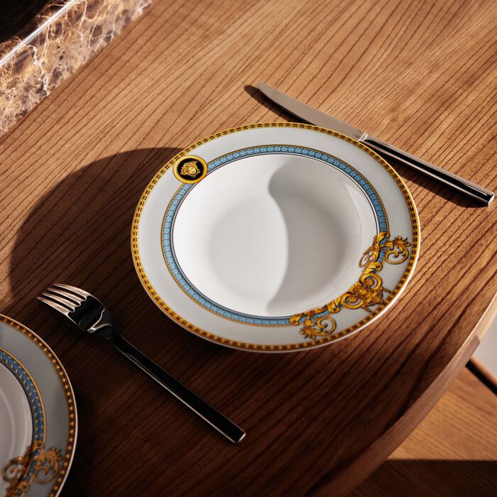 Prestige Gala Soup Plate Blue 22cm versace prestige gala soup plate blue 22cm
