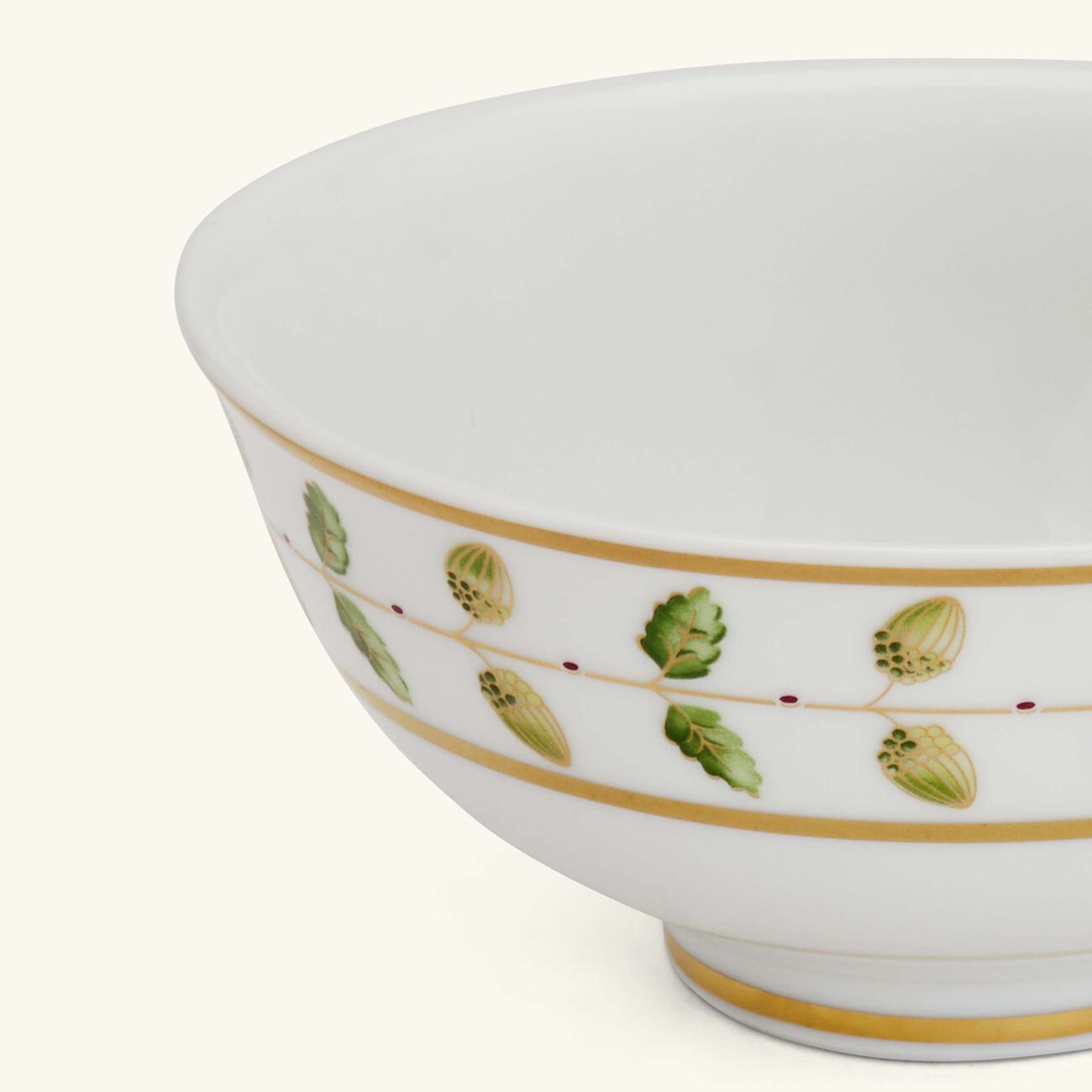 Constance Soup Bowl Green bernardaud constance soup bowl green