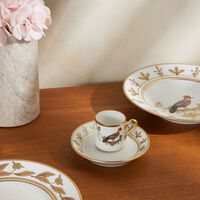 Volière Geai Coffee Cup Gold ginori 1735 voli re geai coffee cup gold