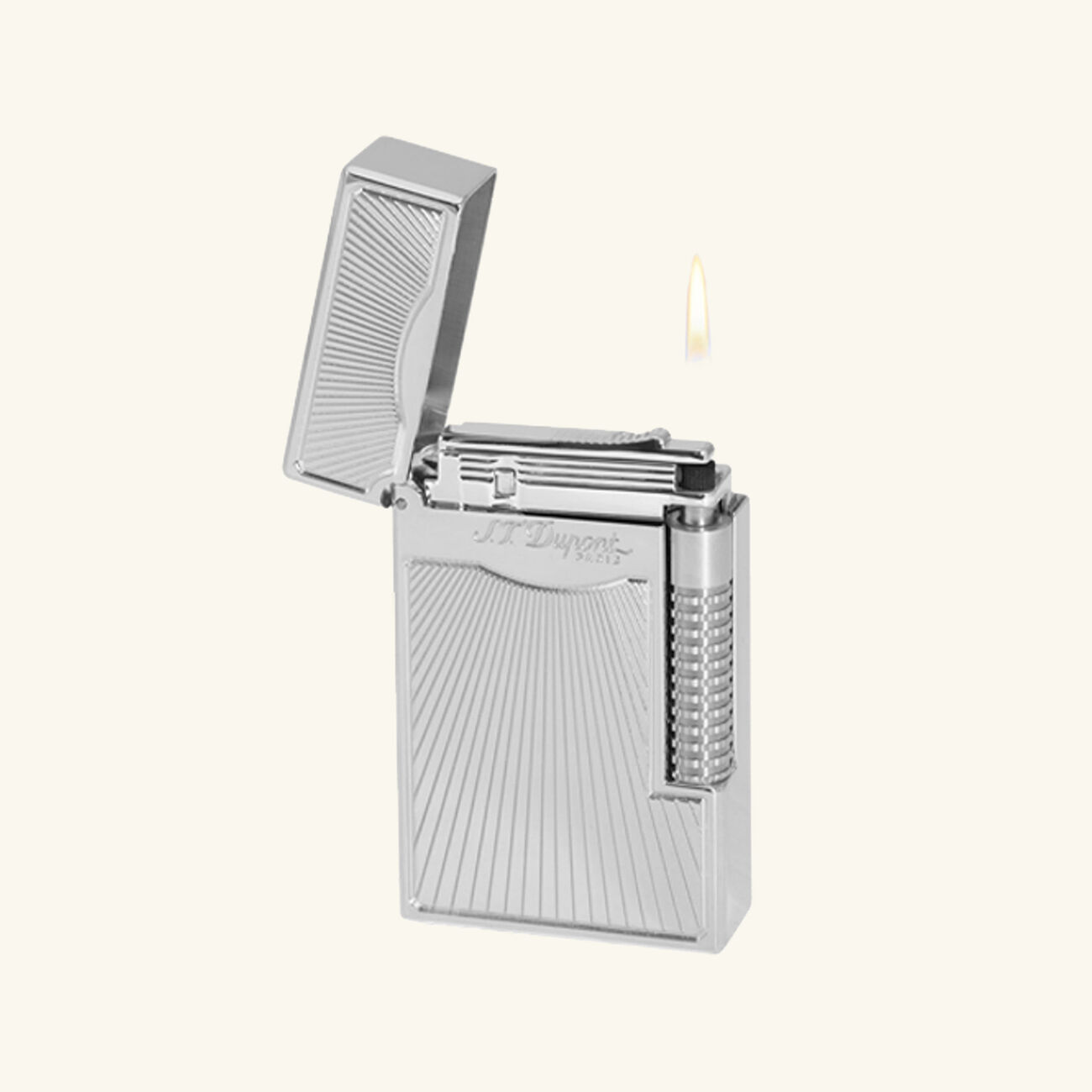 Le Grand Dancing Flame Lighter Silver st dupont le grand dancing flame lighter silver