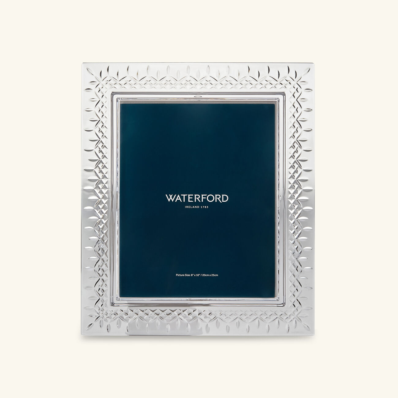 waterford lismore photo frame clear 8x10in