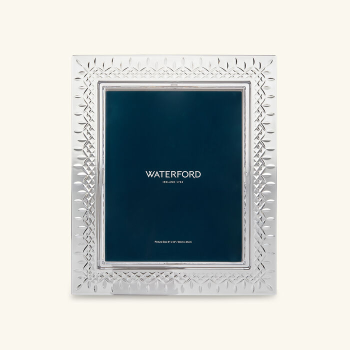 waterford lismore photo frame clear 8x10in