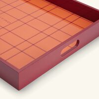 إيترو صينية طرطان مستطيلة كبيرة حمراء