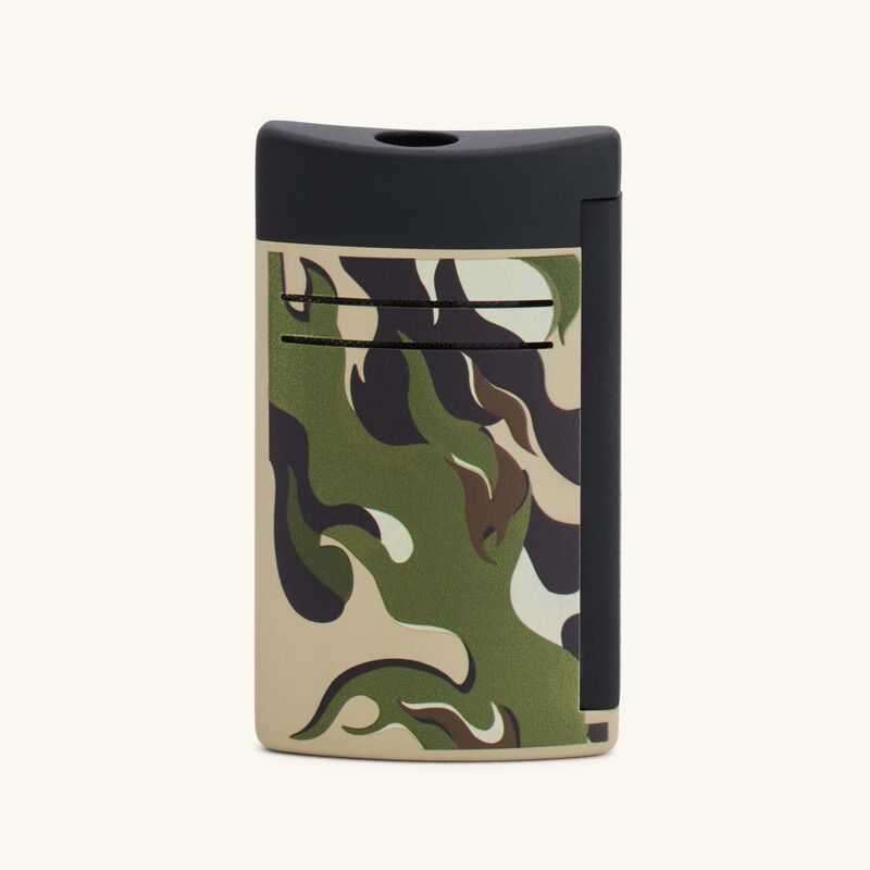 st dupont maxijet lighter camo khaki