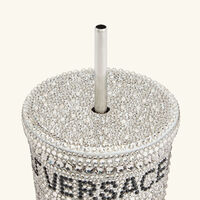 فيرساتشي كوب ميدوزا للسفر باللون الفضي