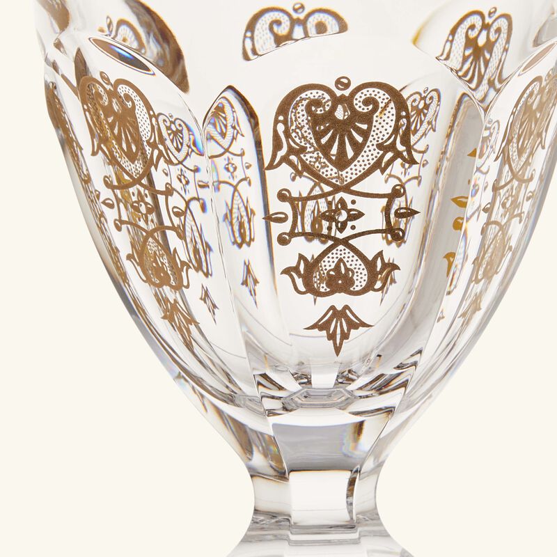 baccarat harcourt empire drinking glass gold