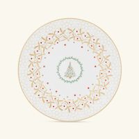Noel Salad Plate Round White 21cm bernardaud noel salad plate round white 21cm