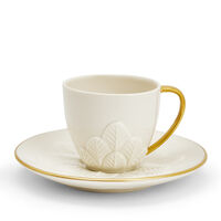 Peacock Coffee Cup and Saucer, small