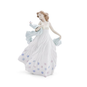 Summer Serenade Woman Figurine, medium