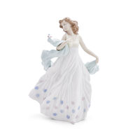 Summer Serenade Woman Figurine, small