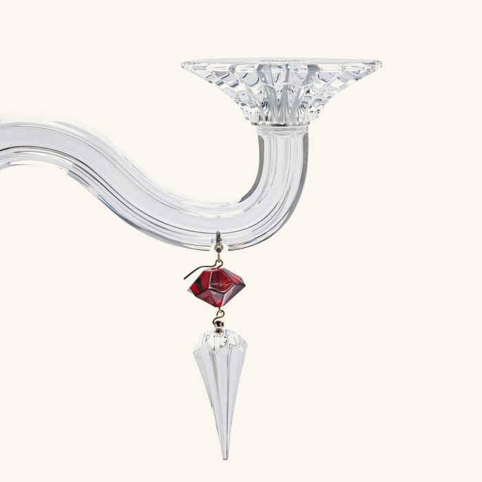 baccarat mille nuits candlelabra clear 2 candles