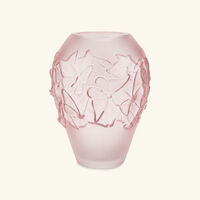 Papillons Vase Medium Pink lalique papillons vase medium pink