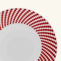 Madison 6 Dessert Plate Round Red 21cm christofle madison 6 dessert plate round red 21cm