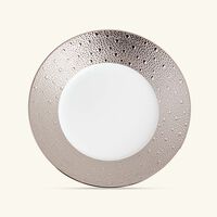 bernardaud ecume serving bowl silver 25cm