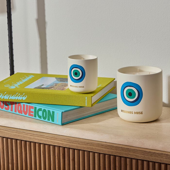 Mykonos Muse Candle assouline mykonos muse candle