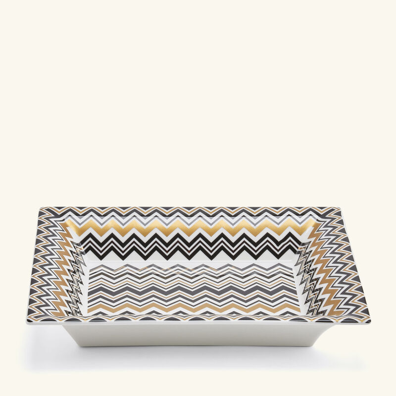 missoni home zig zag trinket tray rectangular small