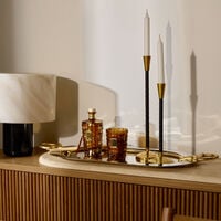 edion tobacco amber candle   diffuser set