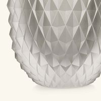 ruckl heroine coco vase round large clear