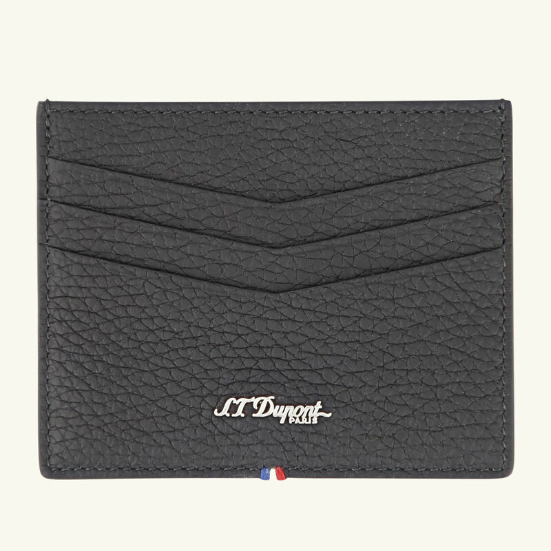 Neo Capsule Card Holder Black st dupont neo capsule card holder black