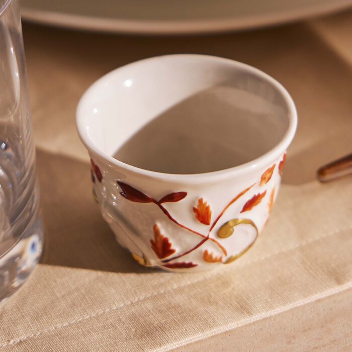 villari taormina arabic coffee cup red set of 6