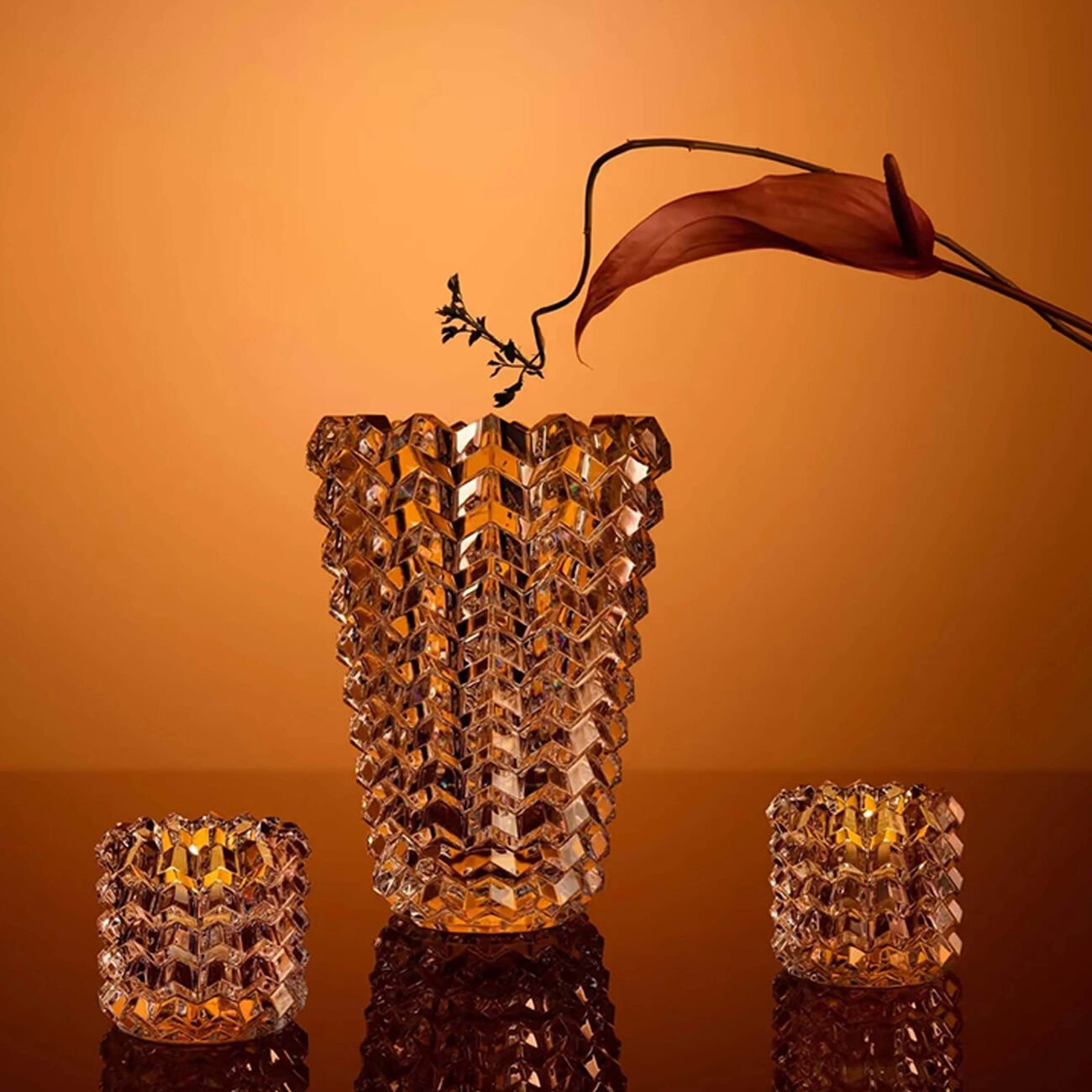 Focus Zigzag Votive Clear Set Of 2 baccarat focus zigzag votive clear set of 2