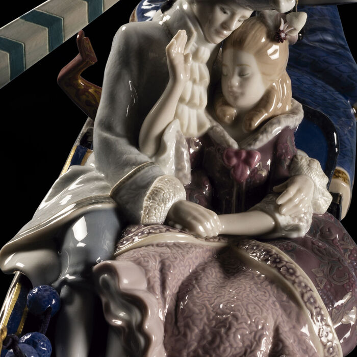 lladro gondola in venice sculpture   limited edition