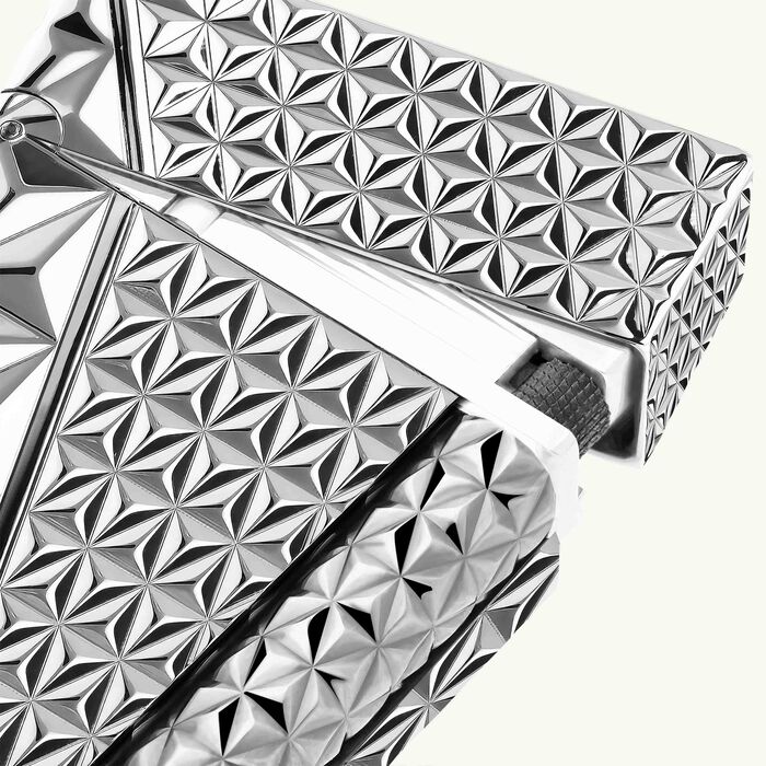 st dupont ligne 2 double fire x lighter silver