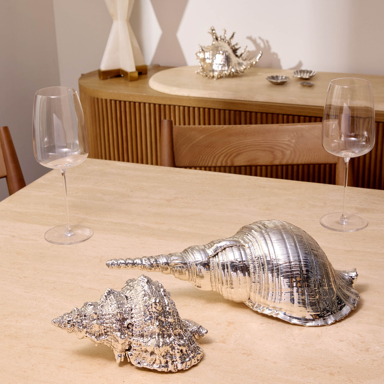 Marina Sea Shell Figurine Large Silver buccellati marina sea shell figurine large silver