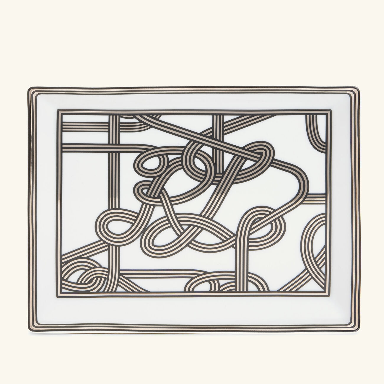 رالف لورين هوم صينية بيركن للحلى والمجوهرات مستطيلة صغيرة