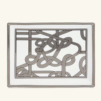 رالف لورين هوم صينية بيركن للحلى والمجوهرات مستطيلة صغيرة