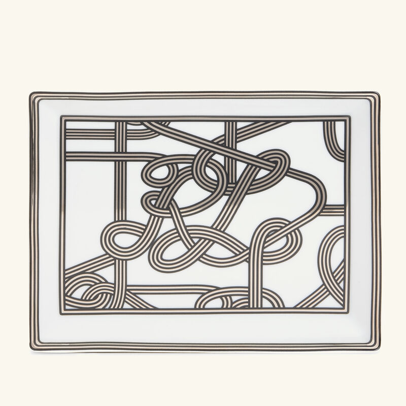 رالف لورين هوم صينية بيركن للحلى والمجوهرات مستطيلة صغيرة