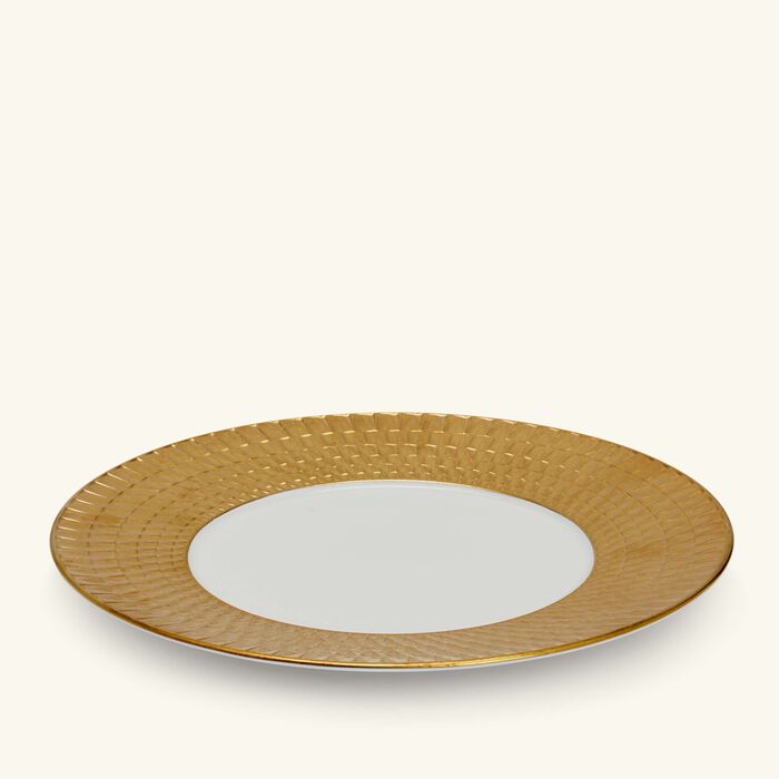 Twist Salad Plate Round Gold 21cm bernardaud twist salad plate round gold 21cm